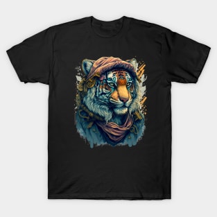 Hipster Tiger T-Shirt